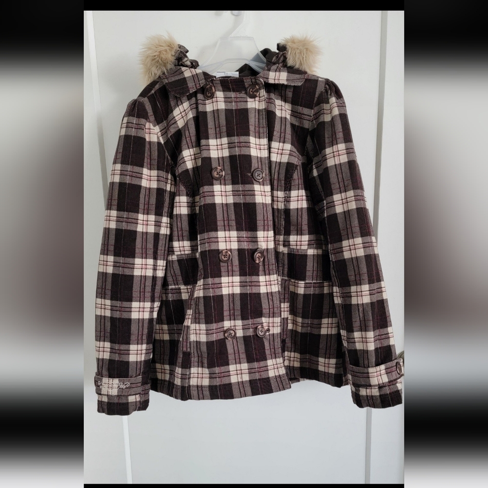 Disneyland Corduroy Plaid Coat